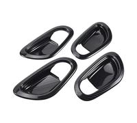 VFEBTSD Compatibile con Nissan Navara NP300 2016-2021, protezione for maniglia interna della portiera in fibra di carbonio, accessori adesivi.