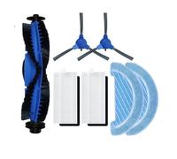 VFEBTSD Compatibile con spazzola laterale a rullo in titanio Conga 1090/1790 Ultra / 1790, filtro Hepa, mocio, straccio, robot aspirapolvere, accessori di ricambio (set da 7 pezzi)