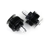 VFEBTSD Compatibile con YZF R6 YZF-R6S FZ6 FZR400 MT-03 TMAX500 T-MAX530 XTZ750 Super Tenere Moto CNC Forcella Regolatori Precarico Bulloni Tappo(Silver)