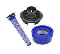 VFEBTSD Copertura posteriore del motore, filtro Hepa compatibile con aspirapolvere V7 V8 Trigger Animal, parti di ricambio for coperchio posteriore del motore e filtro anteriore.(Light Grey)