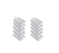 VFEBTSD Filtro antipolvere primario, spazzola laterale for mocio, parti di ricambio compatibili con Chuwi V3 V5 V5s V3s V5s Pro V50 X5 Robot Aspirapolvere(10 hepa)
