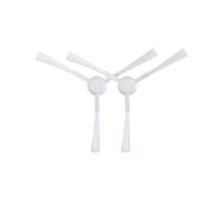 VFEBTSD Spazzola Laterale Compatibile Con Robot Xiaomi Stytj02ym SE 2S E10 V2PRO/V3 3C B106CN C103 3C (Enhanced Edition) 3C Plus S12 T12 S20 D106(White 2pcs)