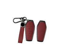 VFKJGNcgfb Compatibile for BYD Atto 3 Song PRO Lied Han EV Max Yuan Plus Tang DM 2018 Qin Plus Borsa protettiva in pelle metallica(Red Set2)