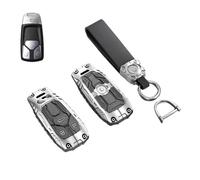 VFKJGNcgfb Custodia protettiva for chiave auto Shell compatibile for Audi A4 B9 A5 A6L A6 S4 S5 S7 8W Q7 4M Q5 TT TTS RS Coupe Accessori for lo styling(GRAY)