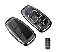 VFKJGNcgfb Decorazione della copertura della custodia for chiave dell'auto Supporto for anello portachiavi con guscio in lega di zinco compatibile for SUV Chery EXEED RX(F4 keycase 1PC)