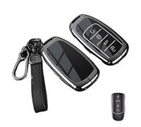 VFKJGNcgfb Decorazione della copertura della custodia for chiave dell'auto Supporto for anello portachiavi con guscio in lega di zinco compatibile for SUV Chery EXEED RX(F1 keycase 1PC)