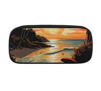 VFKLT Poster originale per l'estate senza fine astuccio portamatite portatile astuccio portapenne astuccio per matite borsa per trucco borsa per matite astuccio per matite borsa cosmetica per donne