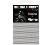 VFLUO 3M REFLECTIVE COLORS, Feuille rétro réfléchissant à découper pour casque moto, scooter, vélo, multi-usage, SOLAS GRADE, 20 x 30 cm, Gris