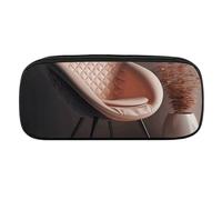 VFMKT Astuccio in pelle impermeabile carino portapenne da viaggio per cosmetici borsa organizer portapenne per uomini e donne, sedia in stile moderno
