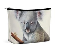 VFMKT Borsa per il trucco da donna, impermeabile, con koala e farfalla, con cerniera, organizer da viaggio per articoli da toeletta da donna, Stile:, Taglia unica