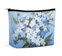 VFMKT Borsa per il trucco da donna, impermeabile, con scritta "Do Not Forget Me", con cerniera, organizer da viaggio per articoli da toeletta da donna, Stile:, Taglia unica