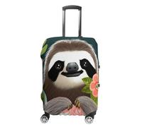 VFMKT Carino Bradipo Copertura per bagagli da viaggio, elastica, lavabile, antipolvere, antigraffio, adatta per bagagli da 48 a 81 cm, Stile:, S