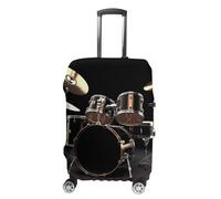 VFMKT Cool Drum Set Copertura per bagagli da viaggio, elastica, lavabile, antipolvere, antigraffio, adatta per bagagli da 48 a 81 cm, Stile:, S