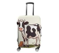 VFMKT Copertura elastica lavabile per valigie da viaggio con mucca da latte, antipolvere, antigraffio, adatta per bagagli da 48 a 81 cm, Stile:, L