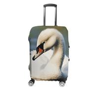 VFMKT Cute Little Swan - Copertura elastica per valigia, lavabile, antipolvere, antigraffio, adatta per bagagli da 48 a 81 cm, Stile:, M