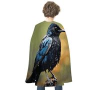 VFMKT Mantello da vampiro reversibile unisex per adulti, mantello da strega leggero e confortevole, mantello per uccelli nei giorni di pioggia, costumi cosplay di Halloween per donne e uomini