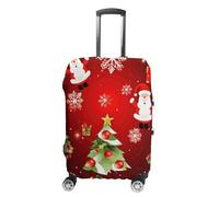 VFMKT Merry Christmas - Copertura per bagagli da viaggio, elastica, lavabile, antipolvere, antigraffio, adatta per bagagli da 48 a 81 cm, Stile:, M