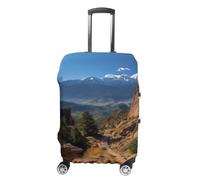 VFMKT Pikes Peak Colorado - Copertura elastica per valigia, lavabile, antipolvere, antigraffio, adatta per bagagli da 48 a 81 cm, Stile:, L