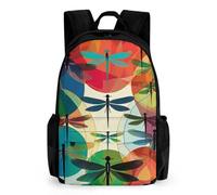 VFMKT Various Colorful Libellule Zaino Leggero Impermeabile Laptop Zaino di Grande Capacità Casual Zaino da Viaggio Escursionismo Zaino da Viaggio per Uomini Donne, Stile, 42 x 30,5 cm, Stile