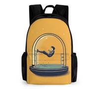VFMKT Zaino con immagini dei cartoni animati Zaino per laptop leggero impermeabile di grande capacità Zaino da viaggio per escursionismo zaino da viaggio per uomo donna, stile, 42 x 30,5 cm, Stile
