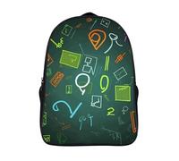 VFMKT Zaino da 16 pollici con domanda matematica zaino per laptop leggero con stampa completa borsa da viaggio zaino casual per donne uomini, stile, 40 x 28 x 16 cm, Stile, 40x28x16cm