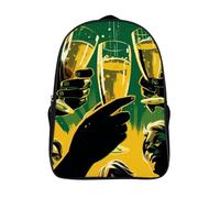 VFMKT Zaino da 16 pollici Raise Your Beer Glass Zaino per Laptop Leggero Stampa Completa Borsa da Viaggio Casual Zaino per Donne Uomini, Stile, 40 x 28 x 16 cm, Stile, 40x28x16cm