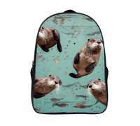 VFMKT Zaino da 16 pollici Zaino per computer portatile con stampa completa leggera borsa da viaggio zaino casual per donne uomini, stile, 40 x 28 x 16 cm, Stile, 40x28x16cm