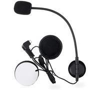 vFound Cuffie auricolari con cavo morbido per microfono tipo C per cuffie interfono per casco da moto BT-S2, BT-S3 (Microfono)