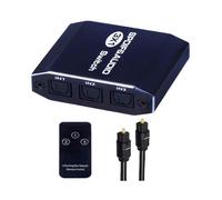 VG2 3x1 Audio Switcher SPDIF Optical Switch 3 In 1 Out Digital Toslink Selector for Home Theater Sys