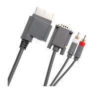 VGA Cable 1.8m, Generic HD Link Compatible With 360 Console - Video Output Cord With Audio For Old Monitor/Projector