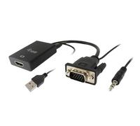 VGA TO HDMI ADAPTER WITH AUDIO BLA
