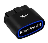 Vgate iCar Pro 2S Adattatore OBD2 Bluetooth Lettore Codici Motore Veicolo Strumento Diagnostico Scanner Compatibile con iOS, Android e Windows Realizzato per Veicoli Elettrici (EV) e Ibridi