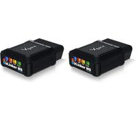 Vgate vLinker MS Bluetooth MFI OBD2 strumento diagnostico lettore di codici di errore OBDII compatibile con adattatore per auto spia di controllo motore per iOS, Android e Windows (Confezione da 2)