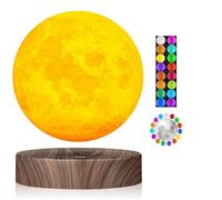 VGAzer Lampada lunare levitante,Lampada lunare galleggiante 3D LED Magnetico, Regali di Natale per Bambini Lover Friends Office Home Decor-6inch