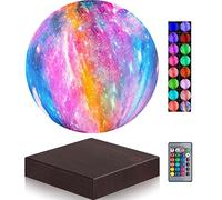 VGAzer Levitazione Magnetica Luna Lampada Globo Luce Notturna Galleggiante 3D Luna LED Luce Colorata per Casa Decorazione Lampada Da Tavolo