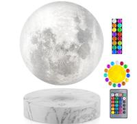 VGAzer Magnetico levitante lampada lunare, 16 colori Remote Floating Moon Lamp -3D Stampato Levitazione Mood Light Camera da letto Casa Nigh Light Gadgets creativi