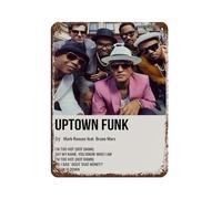 VGDFH Bruno Mars Unorthodox Jukebox copertina album (1) retrò poster in metallo metallo chic art retrò pittura ferro pittura bar grotta caffè famiglia garage poster decorazione da parete 30 x 40 cm