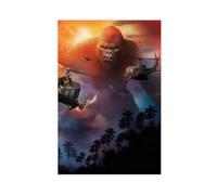 VGDFH Poster su tela del film Godzilla Vs King Kong, decorazione per camera da letto, ufficio, camera da letto, regalo, 30 x 45 cm