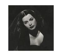 VGDFH Poster su tela dell'attore Hedy Lamarr, senza cornice, 50 x 50 cm