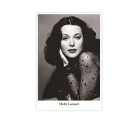 VGDFH Poster su tela dell'attore Hedy Lamarr, senza cornice, 50 x 75 cm