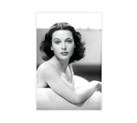 VGDFH Poster su tela dell'attore Hedy Lamarr, senza cornice, 50 x 75 cm