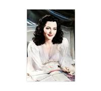 VGDFH Poster su tela dell'attore Hedy Lamarr, senza cornice, 50 x 75 cm