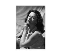 VGDFH Poster su tela dell'attore Hedy Lamarr, senza cornice, 50 x 75 cm