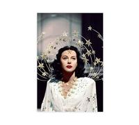 VGDFH Poster su tela dell'attore Hedy Lamarr, senza cornice, 50 x 75 cm