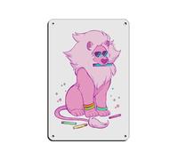 VGDFH Targa in metallo stile retrò, motivo anime Steven Universe (24), decorazione da parete per bar, grotte, bar, famiglia, garage, decorazione da parete, 20 x 30 cm