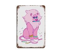 VGDFH Targa in metallo stile retrò, motivo anime Steven Universe (24), decorazione da parete per bar, grotte, bar, famiglia, garage, decorazione da parete, 20 x 30 cm