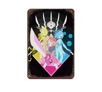 VGDFH Targa in metallo vintage a tema anime Steven Universe (20), decorazione artistica da parete per casa, pub, club, caffetteria, bar, decorazione artistica da parete retrò, 20 x 30 cm