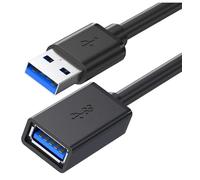VGE Cavo Prolunga USB 3.0 da 2 Metri Maschio a Femmina- Alta Velocità Trasferimento Dati 5 Gbps, per PC, Laptop, Stampante, TV, Mouse, Tastiera e Altri Accessori - Estensione Connessione Flessibile