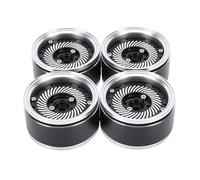 VGEBY 1.9 Ruote Beadlock, Cerchi Cingolati RC in Lega di Alluminio, Set di Ruote Durevoli per Roccia e Fango, Compatibili con Axial SCX10