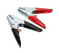 VGEBY 1 Paio di Morsetti per Caricabatteria per Auto da 600 A, Lega con Impugnatura Isolata, Connessione Efficiente per Varie Batterie per Auto e Avviamento di Emergenza